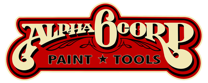 Alpha 6 Alphanamel - Alpha White - Enamel Paint for Lettering, Window Art,  Pinstriping, 48 Colors, Multiple Sizes, 5 oz