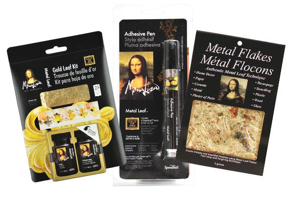 Gold Leaf Kit Genuine Gold Leaf 5 Sheets Adhesive & Brushes Wax Paper.  Gilding Kit.