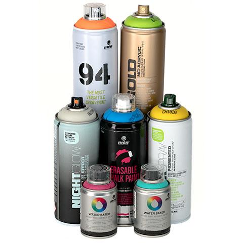 MTN PRO Erasable Chalk Spray Paint 400ml - Black