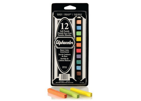 Jack Richeson Soft Square Artist Chalk Pastels Assorted Color Set of 48 for  sale online
