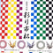 Origami - Washi Chiyogami  Ichimatsu Checkerboard