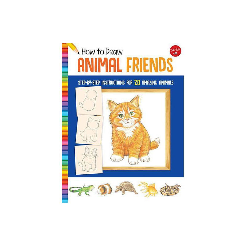how to draw animal friends book cover