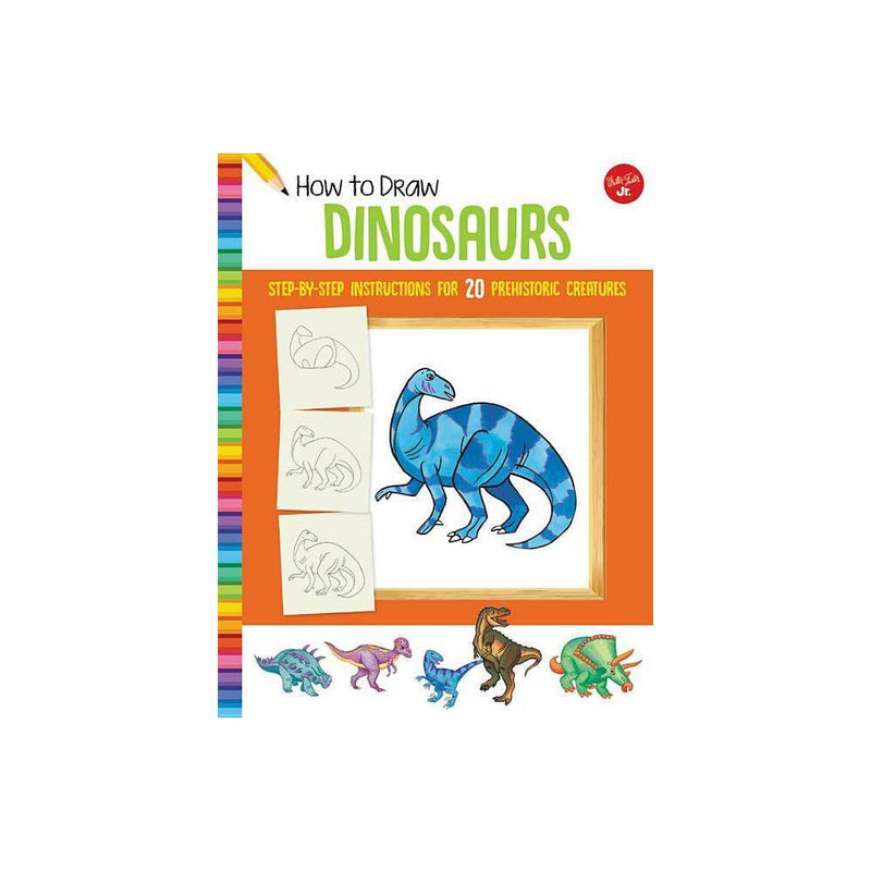 how to draw dinosaurs book cover