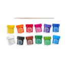 Ooly Lil" Paint Pods Washable Poster Paint Set with Brush 12pc