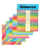 Dream Rainboe with Dots Origami Paper 5 7/8", 28 shts
