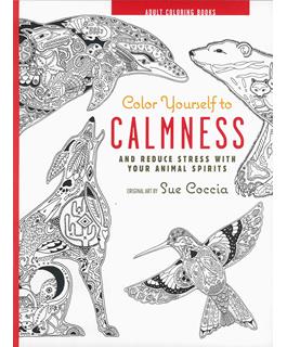 Color Yourself to Calmness Coloring Book cover