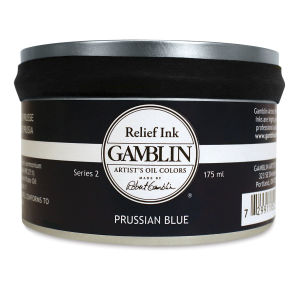 Gamblin Artist's Colors Relief Ink Prussian Blue 175ml Can
