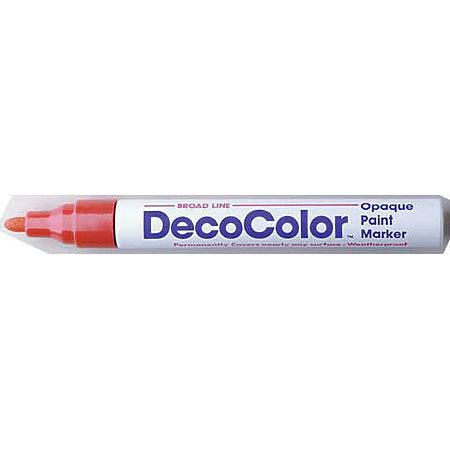 Permanent Markers - DecoColor Paint Markers for Metal, Glass Marker,  Leather Etc.