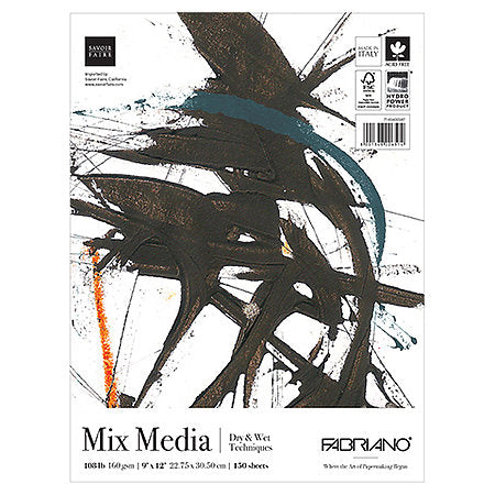 Fabriano Mega Mixed Media Pad 9 x 12