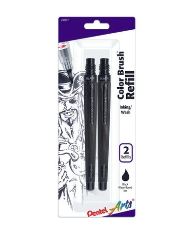 Pentel Color Brush Pen Refill Black