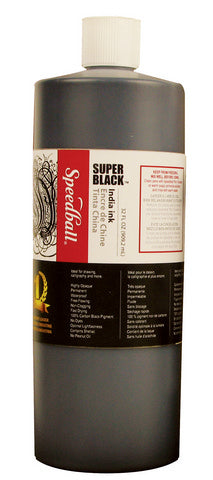 Speedball Super Black India Ink 32oz Bottle
