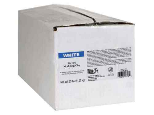 Amaco Air Dry Modeling Clay White 25lb