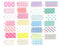 Wrapables Decorative Patterns Masking Sticker Set: Basic