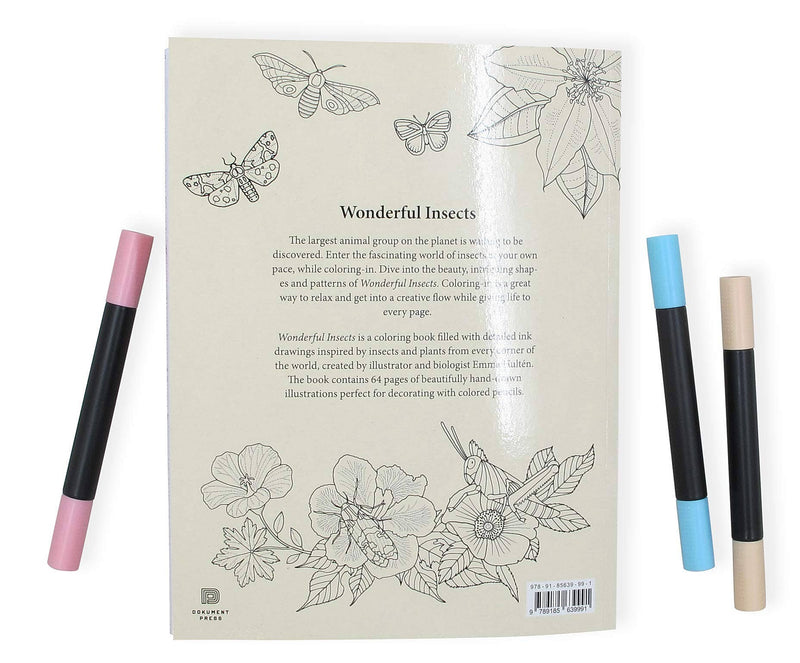 Wonderful Insects Coloring Book