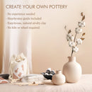 DIY Home Pottery Kit, Air Dry Clay Craft Kit for All Ages