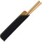 Faux Leather Chopstick Sleeve Black