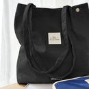 Wrapables Carry Joy Corduroy Tote Bag, Handbag: Purple