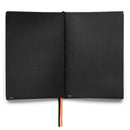 Pitch Black Dotted Journal | All Black Paper Notebook: A5