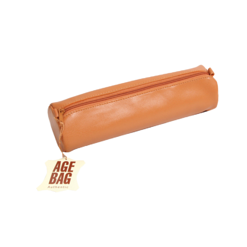 Leather Pencil Case: RED