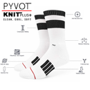Re:Lax Sunset Palms Socks: White / One size