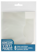 Adhesive Vinyl Pockets for Journals and Planners