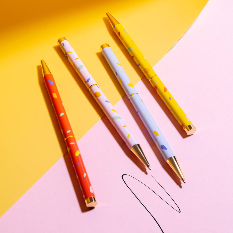 Pattern Twist Pen: Set of 4