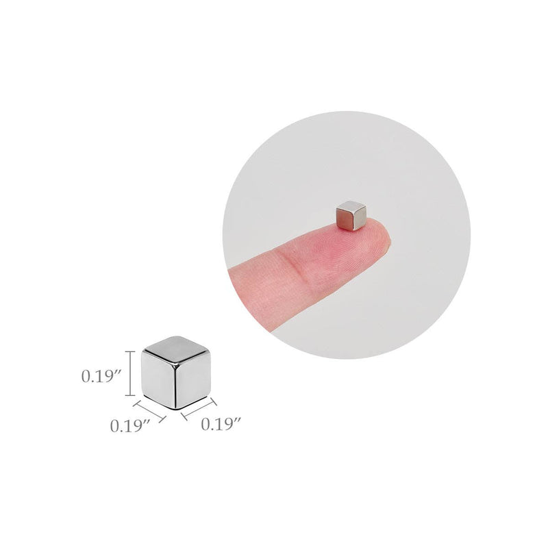 Wrapables Cube Neodymium Magnets, Strong Magnets: Set of 12 (Large)