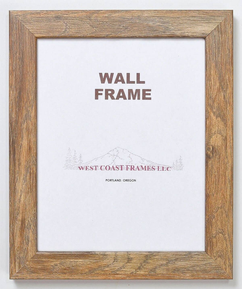 26029 - 1-1/2" Brown Barnwood MDF Picture Frame 100% USA: Brown / 16x20