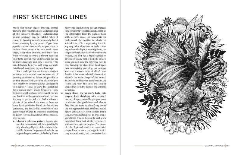 The Pen And Ink Drawing Guide: Print