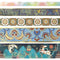 Wrapables Decorative Gold Foil Washi Tape and Sticker Set: Deer Song