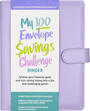 My 100 Envelope Savings Challenge Binder