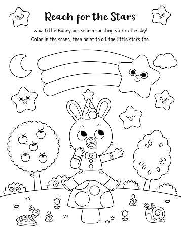 Hearts, Stars, Rainbows Coloring