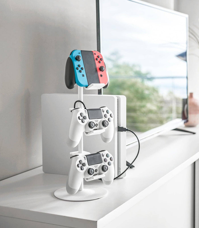 Smart  Controller Stand - Steel: White