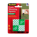 Scotch® Permanent Mounting Squares 16 Pack