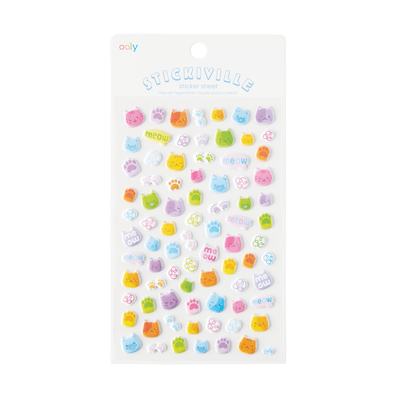 Ooly Puffy Stickers - Cats