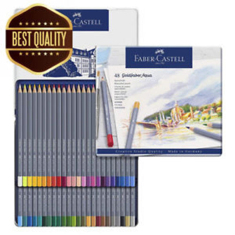 Faber Castell Goldfaber Aqua Watercolor Pencil Set 48pc