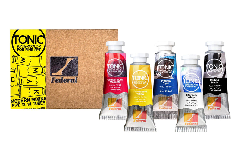 Tonic Watercolor, 12 mL Tubes, Modern Mixing Set of 5