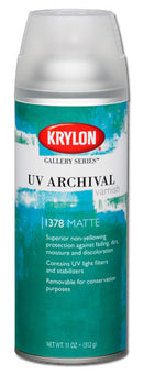 Krylon UV ARCHIVAL VARNISH MATTE SPRAY 11OZ