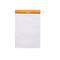 Rhodia Classic Notepad  8.25 x 11.75: Orange BLANK / 8.25" x 11.75"