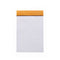 Rhodia Classic Notepad  8.25 x 11.75: Orange BLANK / 8.25" x 11.75"