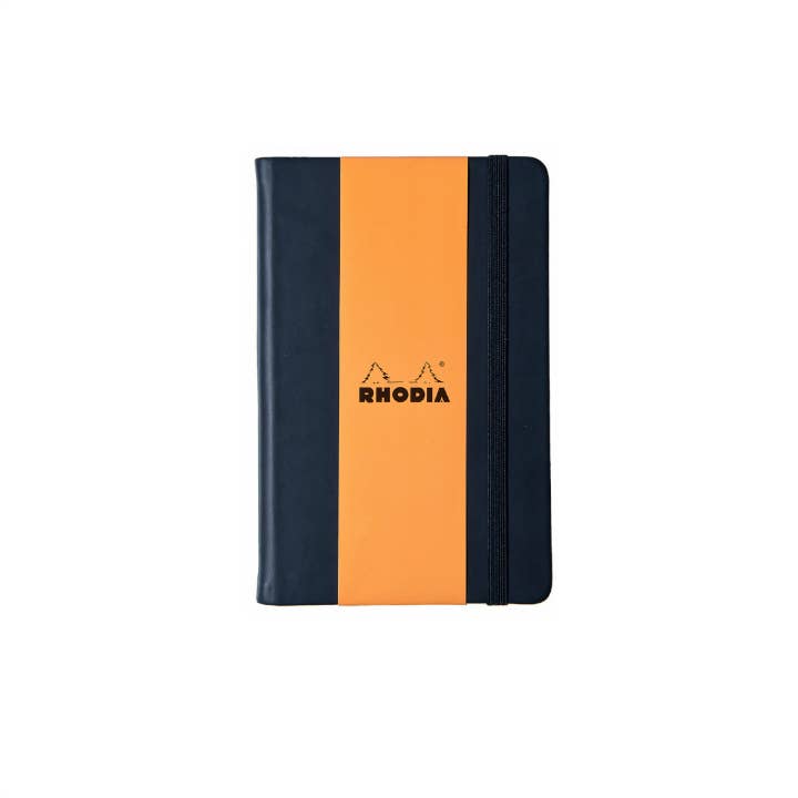 Rhodia WebNotebook (A5) 5.5 x 8.25: BLACK COVER -LINED