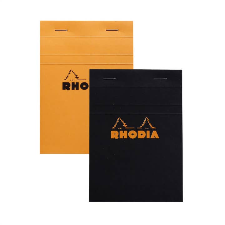 Rhodia Classic Notepad  8.25 x 11.75: Orange BLANK / 8.25" x 11.75"