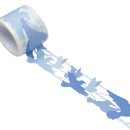 Wrapables Decorative Adhesive Scenic Pattern Hollow Sticker Tape: 60mm x 3M / Birds & Flowers
