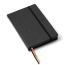 Pitch Black Dotted Journal | All Black Paper Notebook: A5