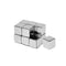 Wrapables Cube Neodymium Magnets, Strong Magnets: Set of 12 (Large)