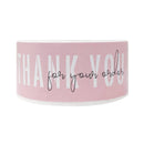 Wrapables 3" x 1" Small Business Thank You Stickers Roll: Blush (120 stickers)
