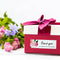 Wrapables 3" x 1" Small Business Thank You Stickers Roll: Blush (120 stickers)