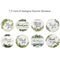 Wrapables 1.5" / 2" Thank You Stickers Roll: Black & Gold 1.5 inch