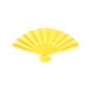 Folding Fan Chopsticks Rest 2.5"L Yellow (12/288)