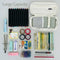 Wrapables Large Capacity Pencil Case Expandable Pencil Pouch: Navy